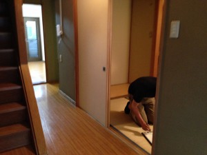 before 玄関から